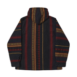 Helas Nomad Full Zip Hoodie - Black / Red