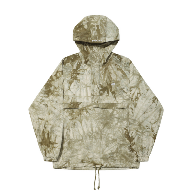Helas Tie Camo Quarter Zip Jacket - Tie Dye Beige