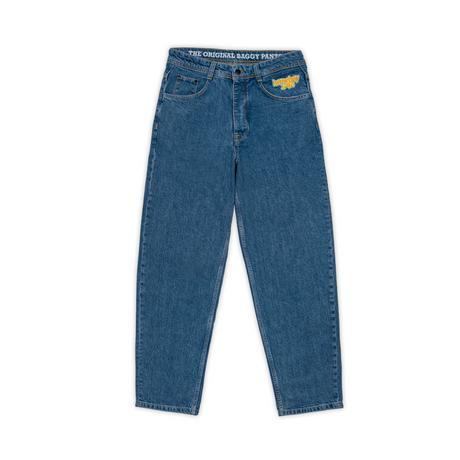 Homeboy X-TRA Baggy Denim Pants Jeans - Washed Blue