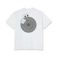 Last Resort AB x Spitfire Swirl T-Shirt - White