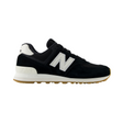 New Balance 574 Shoes - Black / White / Gum (U574RAB)