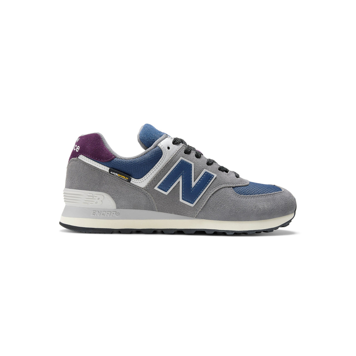 New Balance 574 Shoes - Grey / Navy (U574KGN)