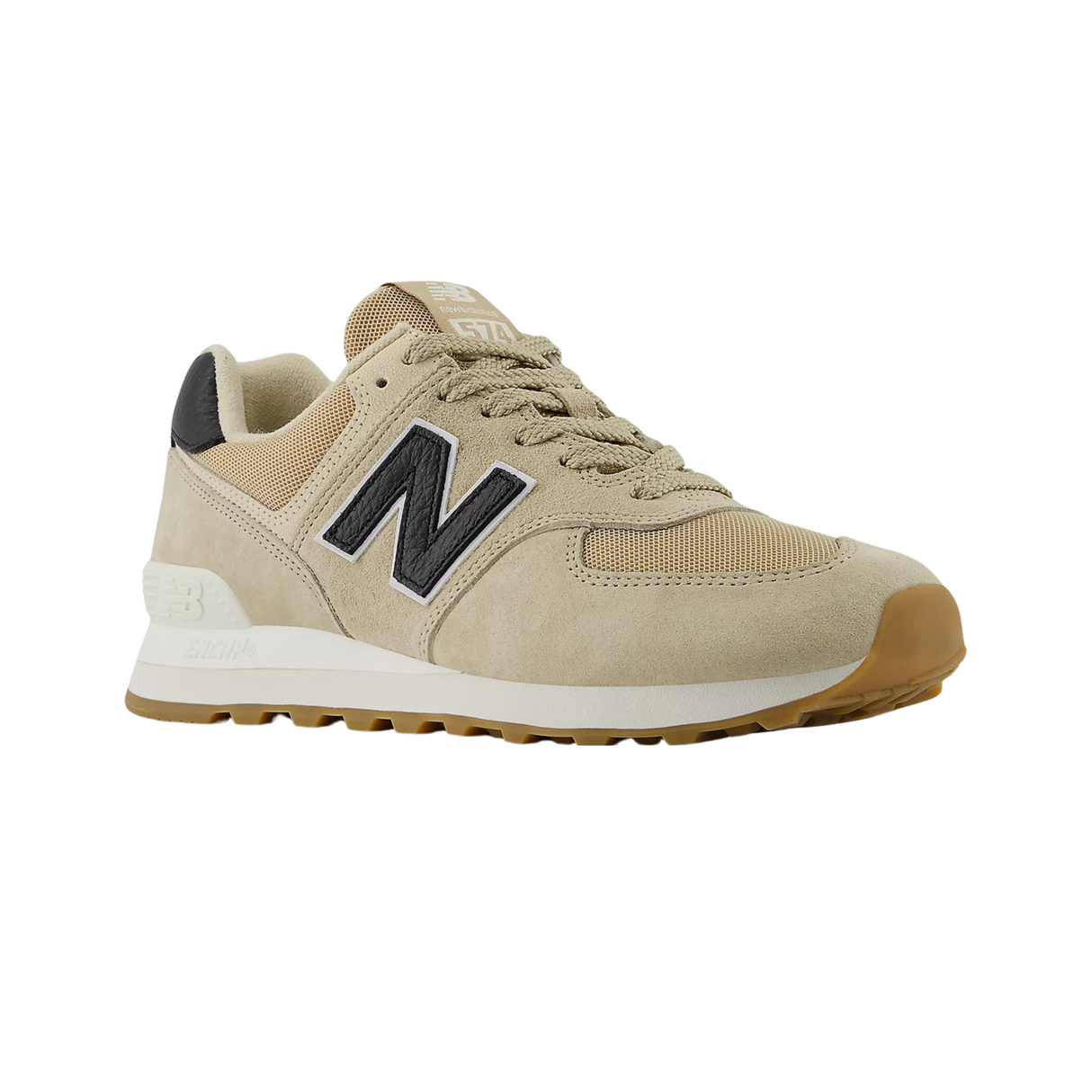 New Balance 574 Shoes - Incense / Black / Sea Salt (U574RAC)