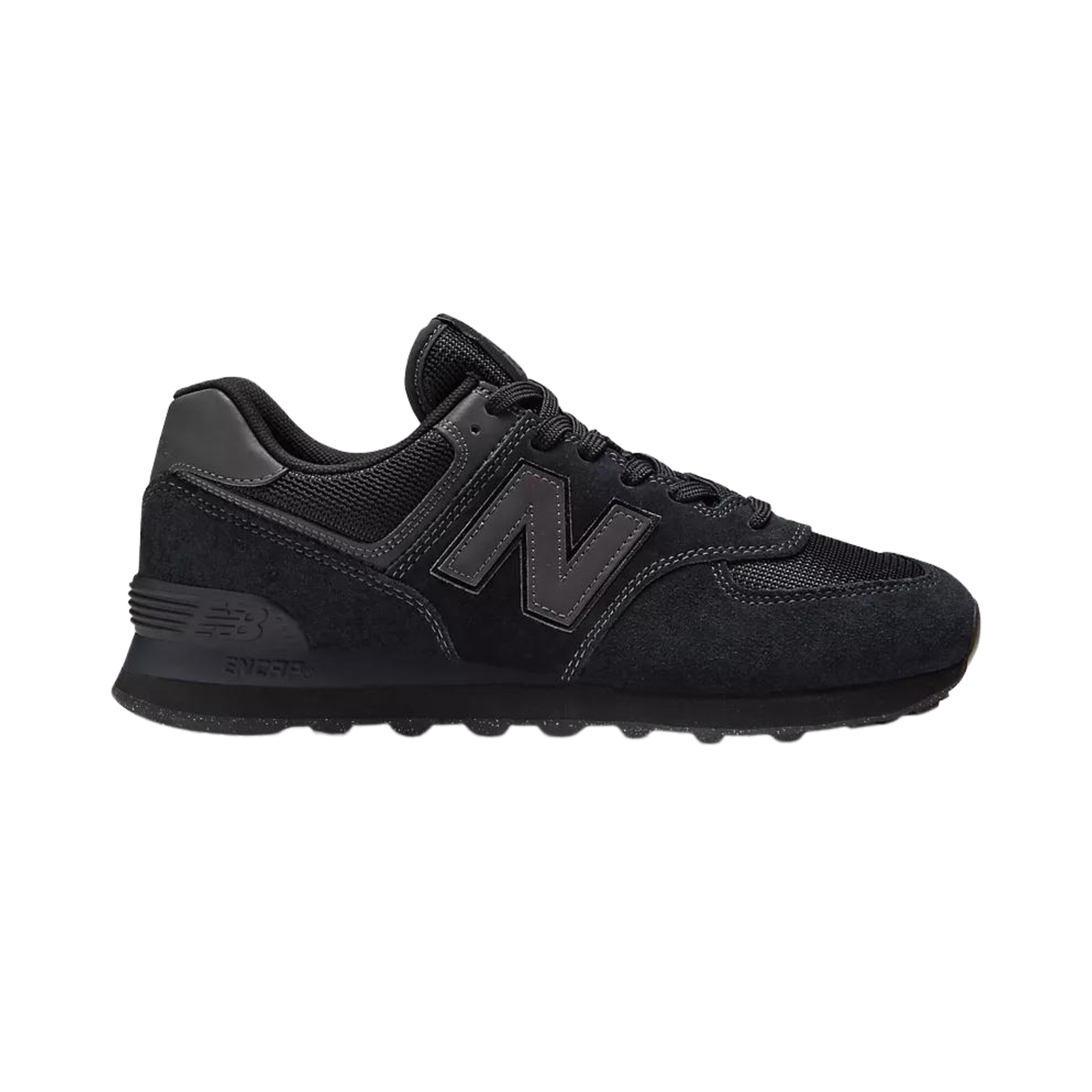 New Balance 574 Shoes - Triple Black (ML574EVE) exclusive at Remix 