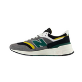 New Balance 997R Shoes - Black / Marsh Green (U997RRA)