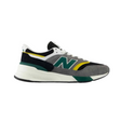 New Balance 997R Shoes - Black / Marsh Green (U997RRA)