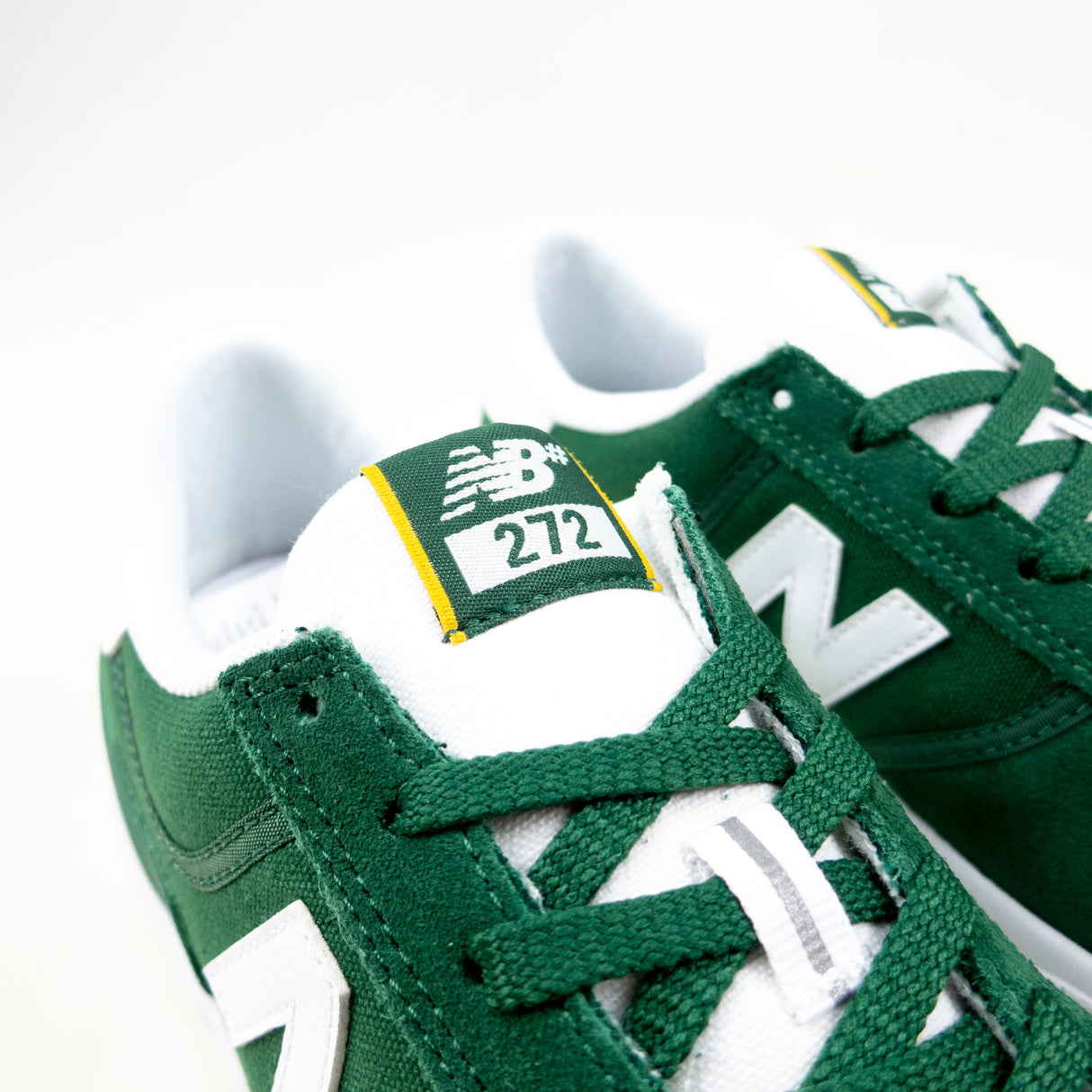 New Balance Numeric 272 Shoes - Green / White (NM272OAK)