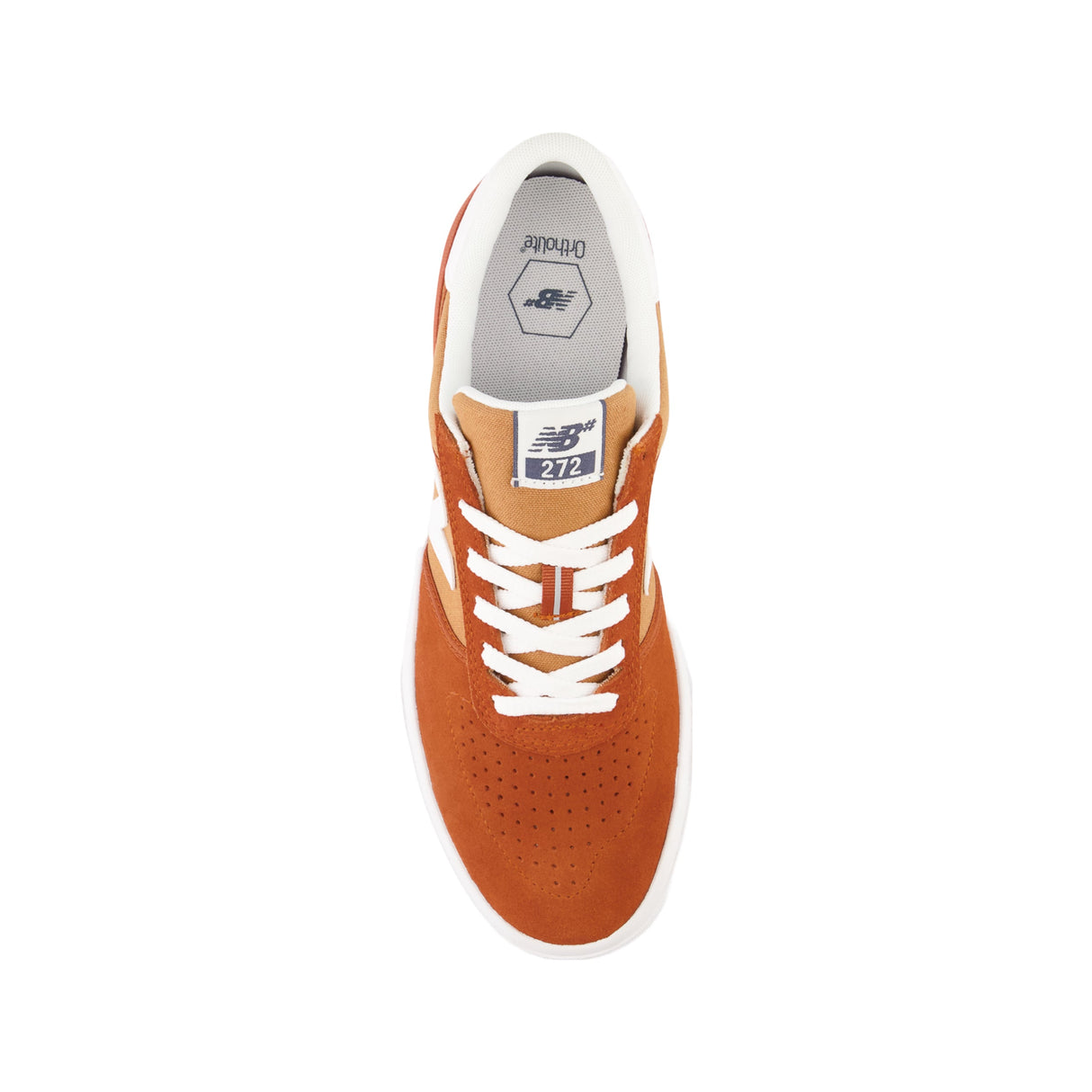 New Balance Numeric 272 Shoes - Rust / White (NM272RST)