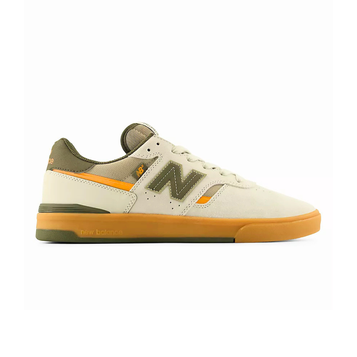 New Balance Numeric 306 Jamie Foy Cup Shoes - Timberwolf / Dark Moss (UN306CBM)