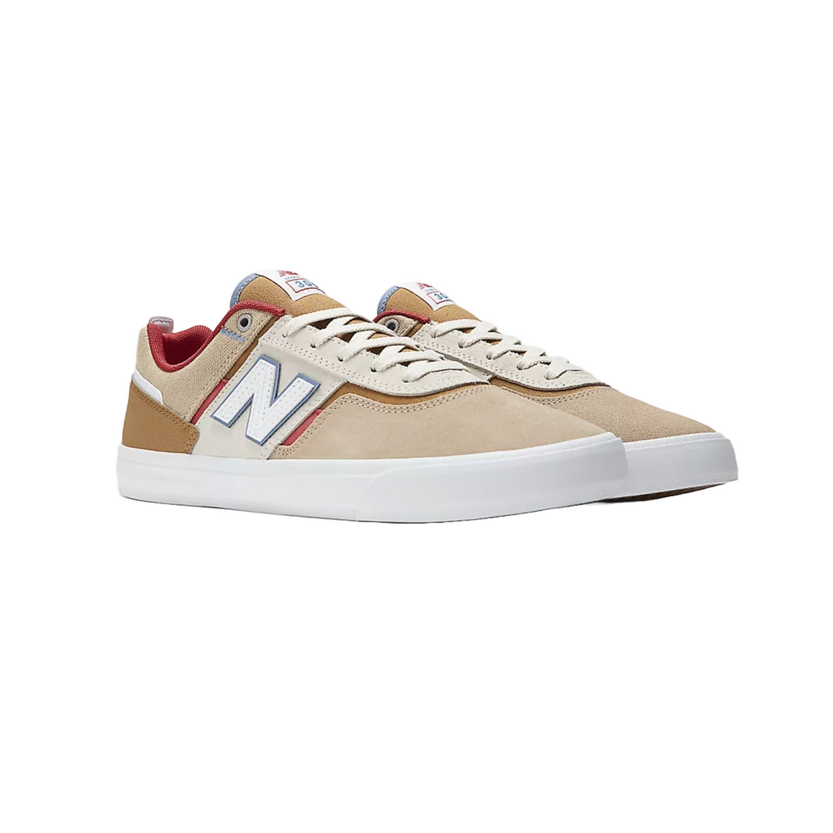 New Balance Numeric 306 Jamie Foy Shoes - Tan / Red (NM306NNS)