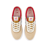 New Balance Numeric 306 Jamie Foy Shoes - Tan / Red (NM306NNS)