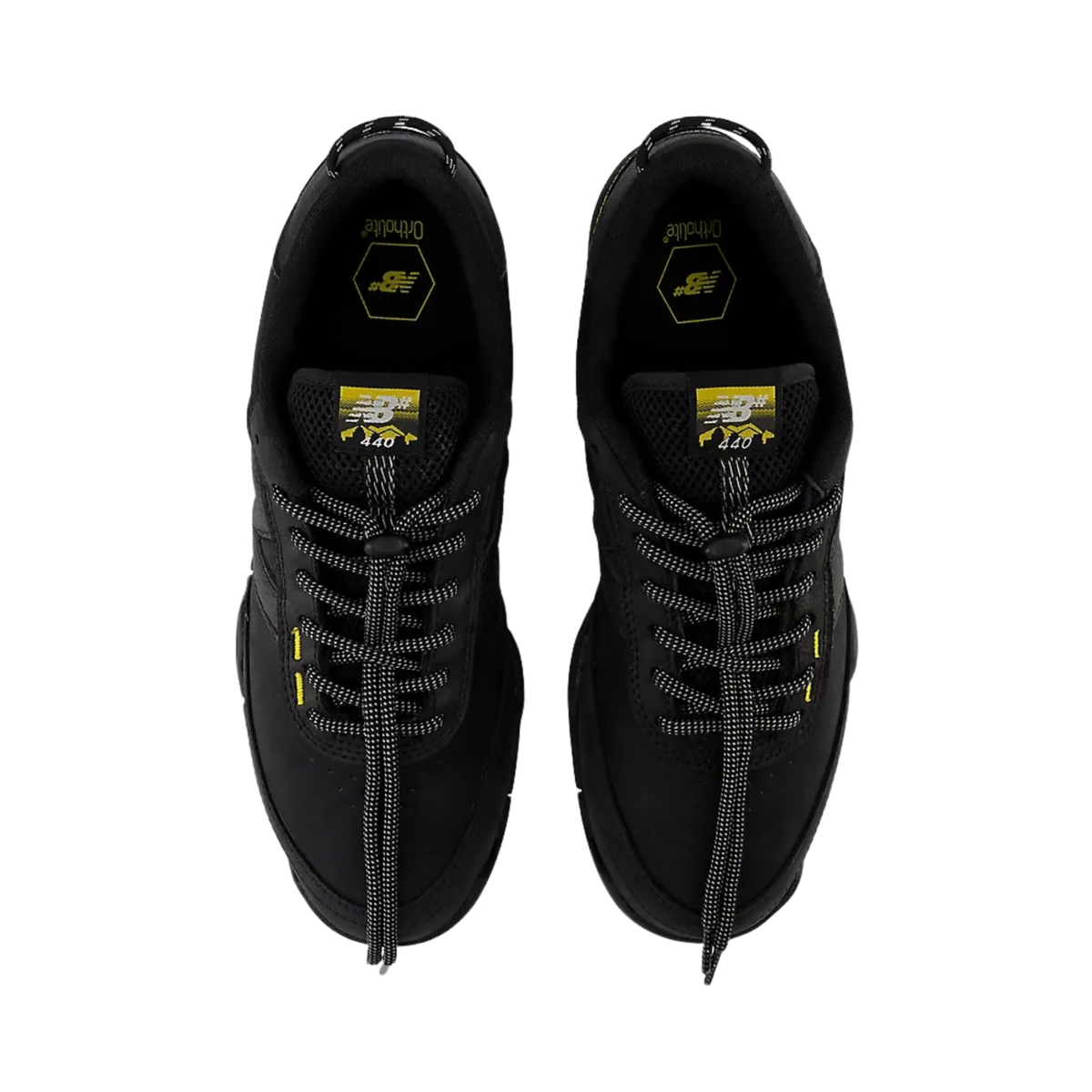 New Balance Numeric 440Wv2 Trail Low Shoes - Black / Happy Yellow (UN440WAB)