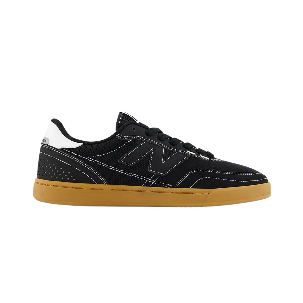 New Balance Numeric 440v2 Shoes - Black / White (UN440BVS)