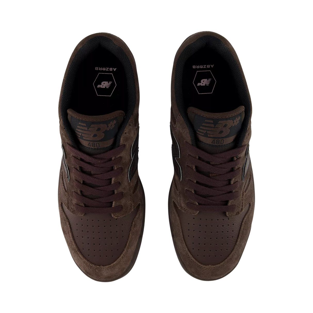 New Balance Numeric 480 Shoes - Chocolate Brown / Chocolate Brown (UN480CHC)