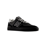 New Balance Numeric 574 Shoes - Black / Grey (NM574VBB)