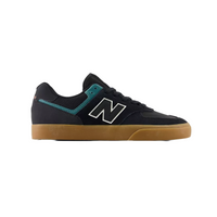 New Balance Numeric 574 Shoes - Black / Vintage Teal (NM574VBG)
