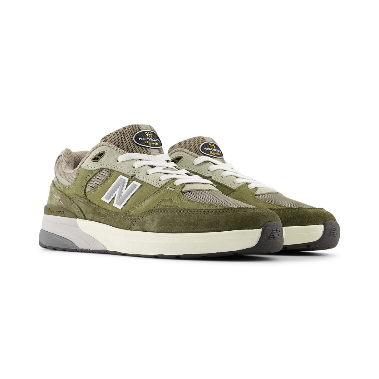 New Balance Numeric 933 Andrew Reynolds Shoes - Olivine / Dark Olivine (NM933JKL)