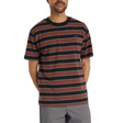 New Balance Numeric Thin Stripe T-Shirt - Black / Brown