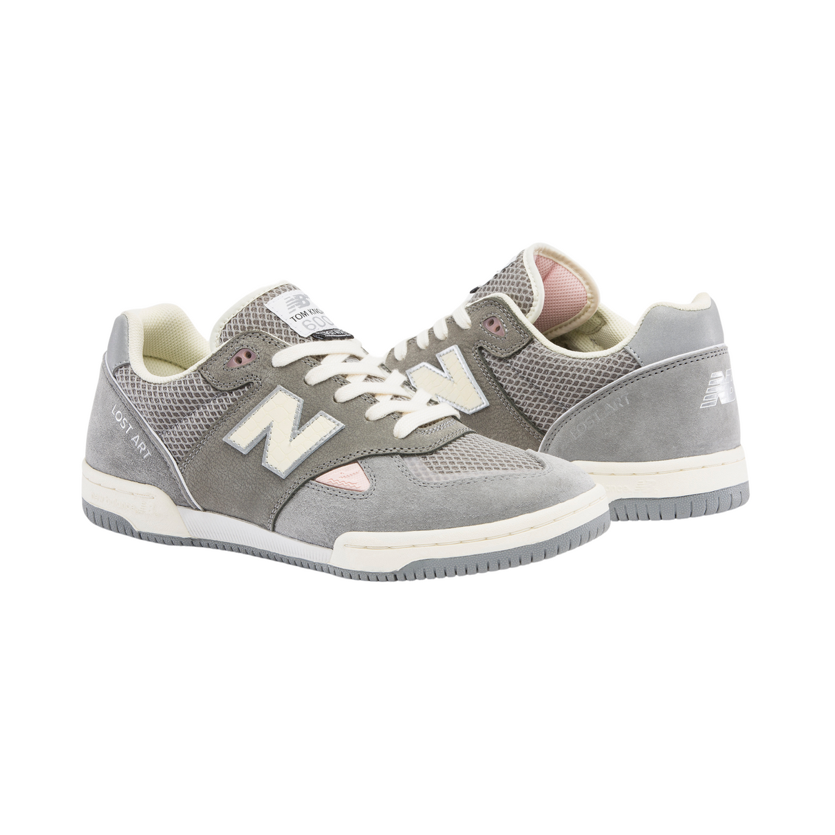 New Balance Numeric Tom Knox 600 x Lost Art Shoes - Sea Salt / Grey (NM600ART)