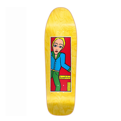 New Deal Templeton Man V-Ply Ht Deck - Yellow / 9.625''