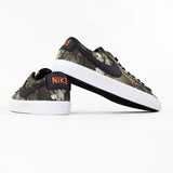 Nike SB Blazer Low GT Premium Shoes - Black / Safety Orange / Black / Photon Dust (002) - UK 10