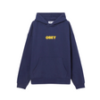 OBEY Bold Extra Heavy Hoodie - Academy Navy