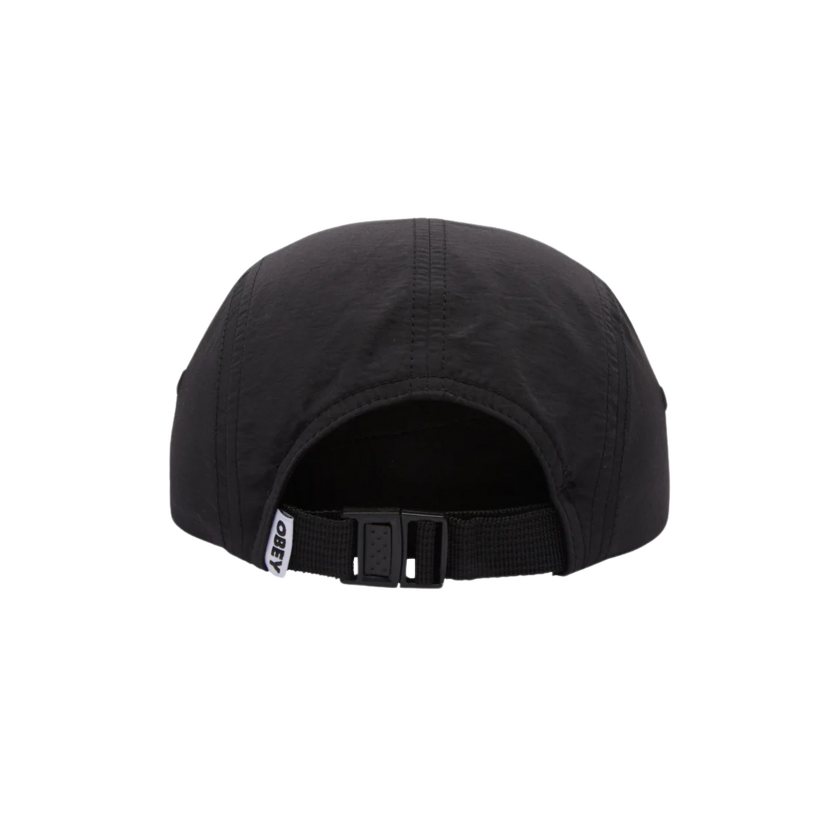 OBEY Bold Nylon Camp Cap Hat - Black