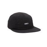 OBEY Bold Nylon Camp Cap Hat - Black