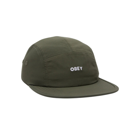 OBEY Bold Nylon Camp Cap Hat - Olive