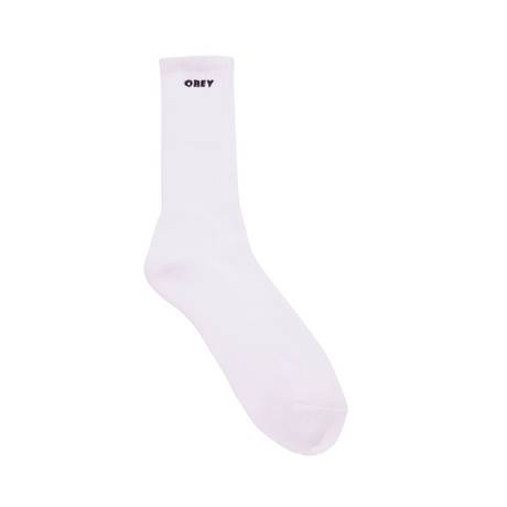 OBEY Bold Socks - White