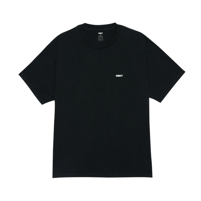 OBEY Bold Star T-Shirt - Pigment True Vintage Black
