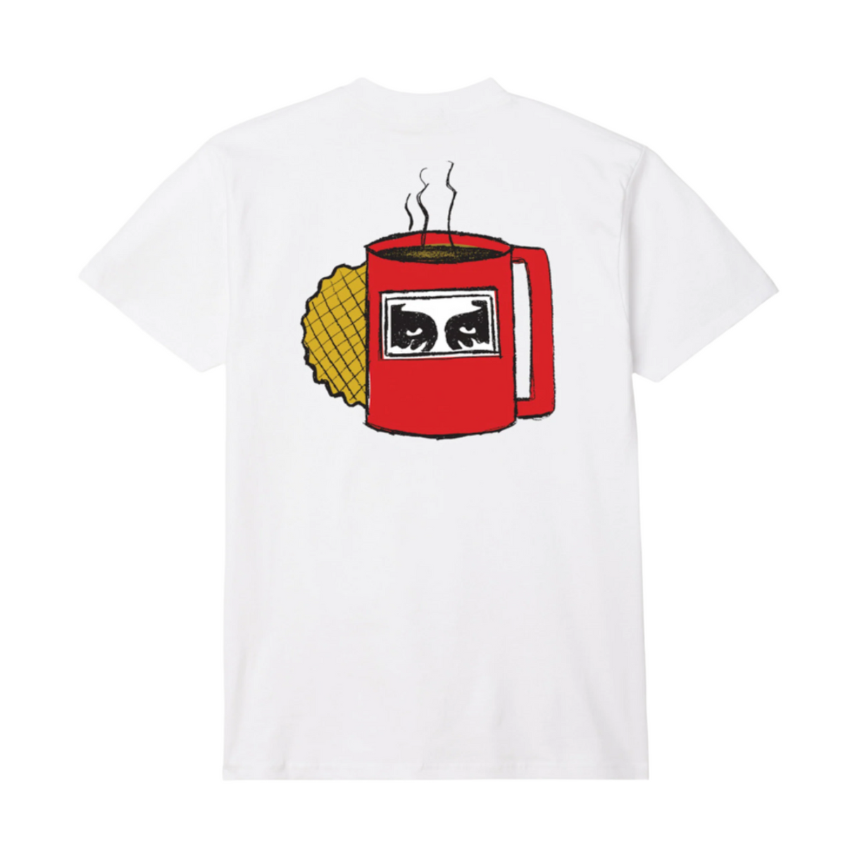 OBEY Coffee Cup T-Shirt - White