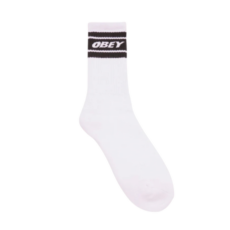 OBEY Cooper II Socks - White / Black