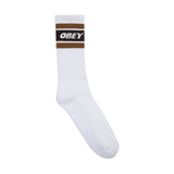 OBEY Cooper II Socks - White / Demitasse