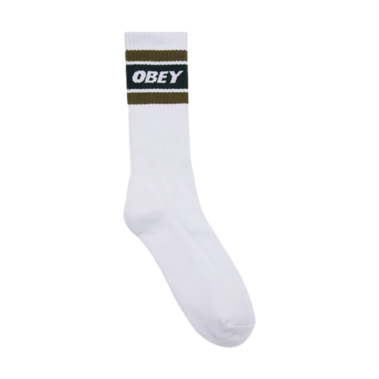 OBEY Cooper II Socks - White / Rosin