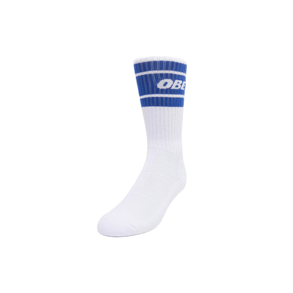 OBEY Cooper II Socks - White / Surf Blue