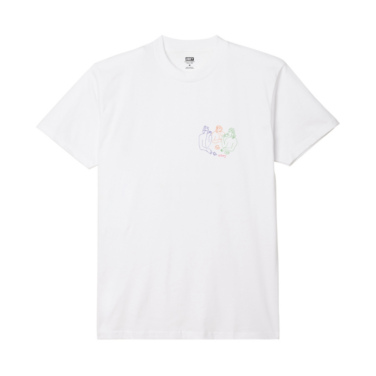 OBEY Cup Of Tea T-Shirt - White