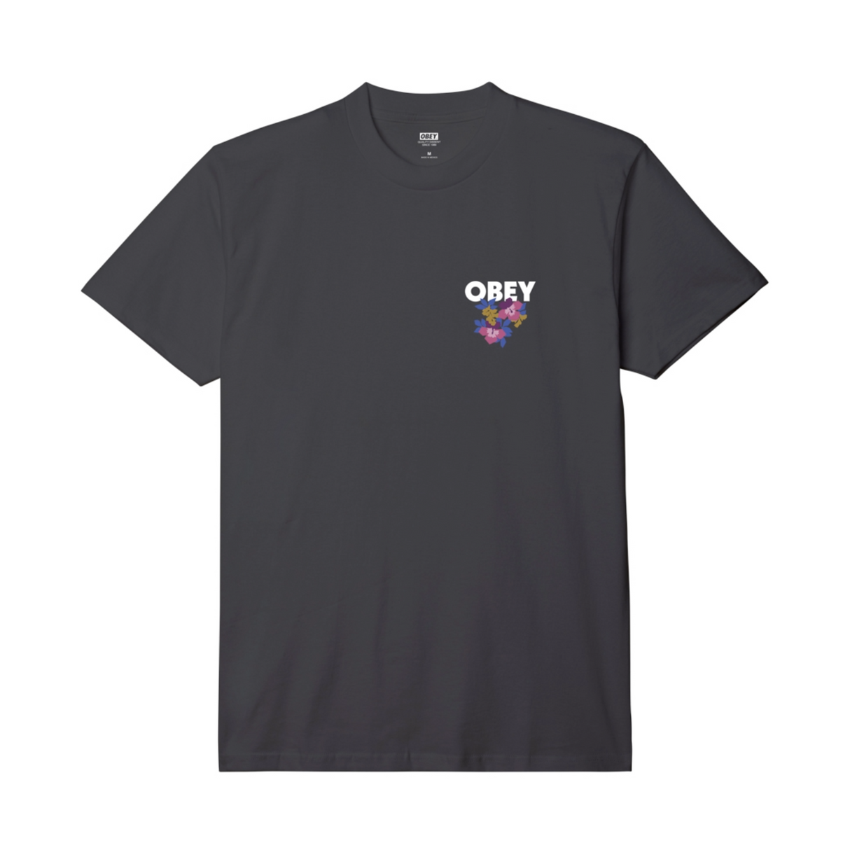 OBEY Floral Garden T-Shirt - Black