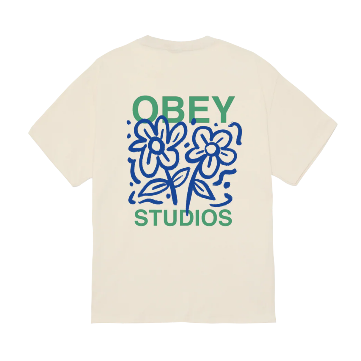 OBEY Grown With Love T-Shirt - Cream