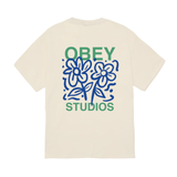 OBEY Grown With Love T-Shirt - Cream