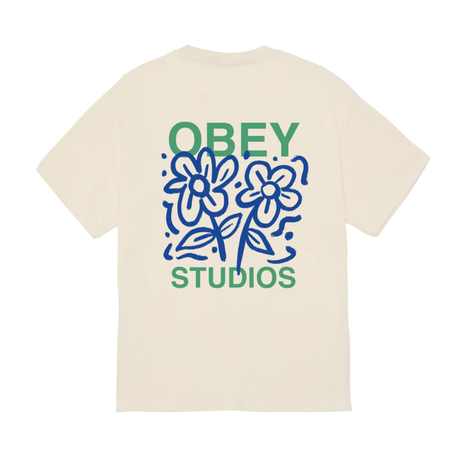 OBEY Grown With Love T-Shirt - Cream