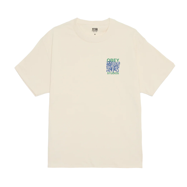 OBEY Grown With Love T-Shirt - Cream