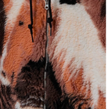 OBEY Horses Sherpa Jacket - Brown