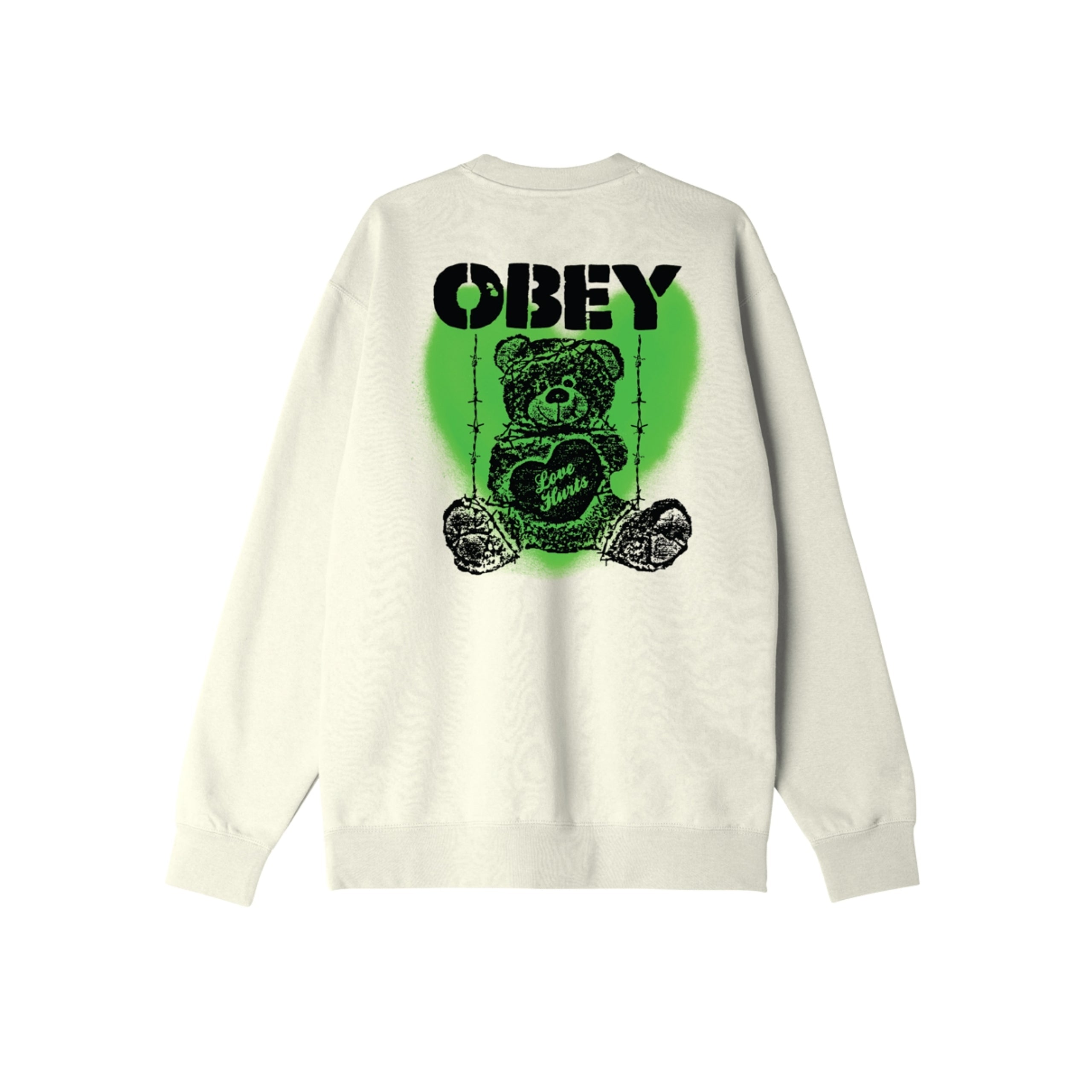 Obey sales green sweatshirt