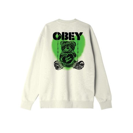 OBEY Love Hurts Sweatshirt - Unbleached