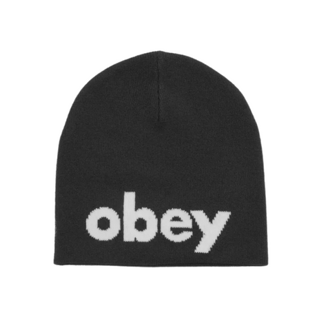 OBEY Lowercase Skully Beanie - Black