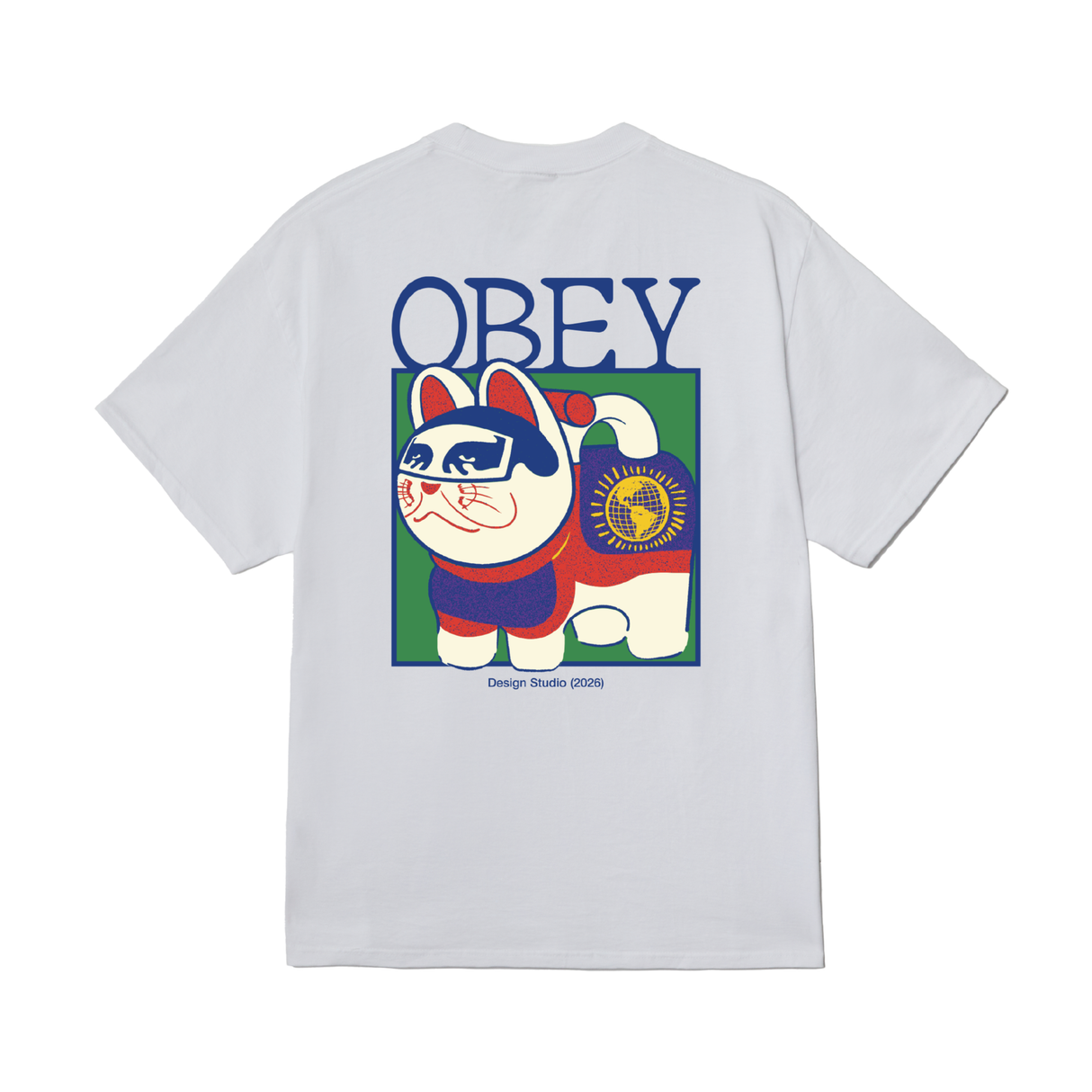 OBEY Lucky Cat T-Shirt - White