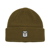 OBEY Mid Icon Patch Cuff Beanie - Dull Army