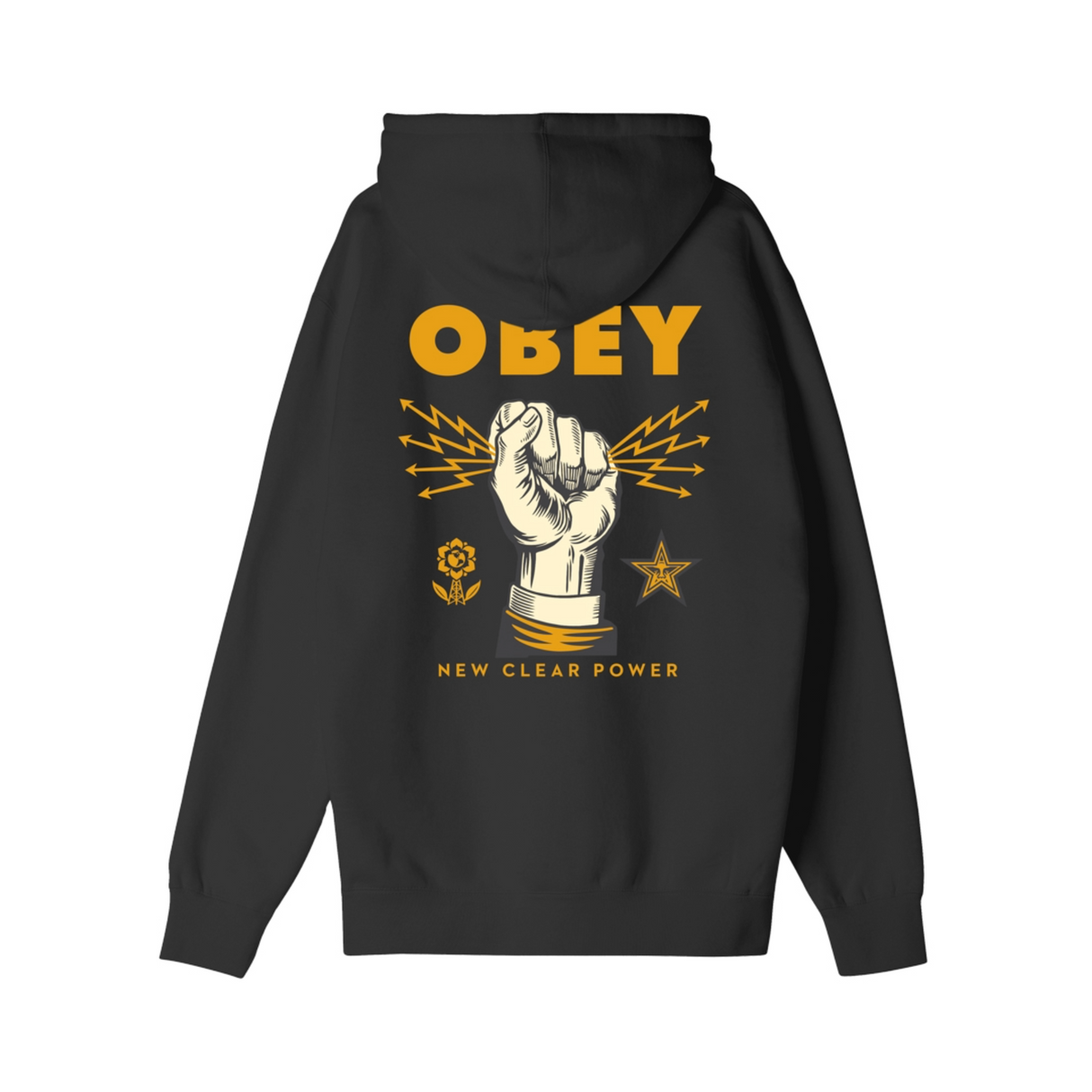 OBEY New Clear Power Hoodie - Black