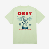 OBEY New Clear Power T-Shirt - Cucumber